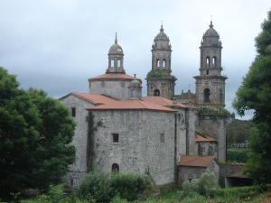 Vista trasera del monasterio de Sobrado dos Monxes.